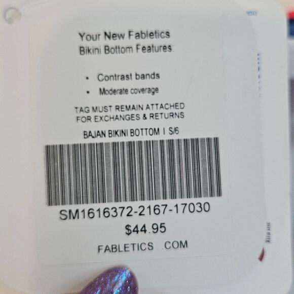 Fabletics Bajan Hipster Bikini Bottom Patriotic Women's Small - Picture 6 of 11